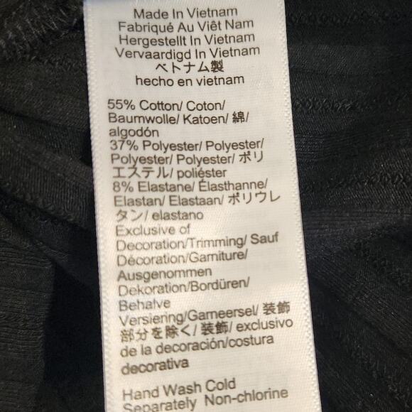 NWT J. Crew Pointelle Pajama Tank Top Black XS - Picture 4 of 6